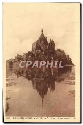 Cartes postales Le mont Saint Michel Cote Est Side