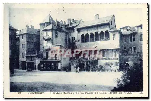 Cartes postales Chambery Vielles Maisons de la Plage de Lans Hotel de Ville