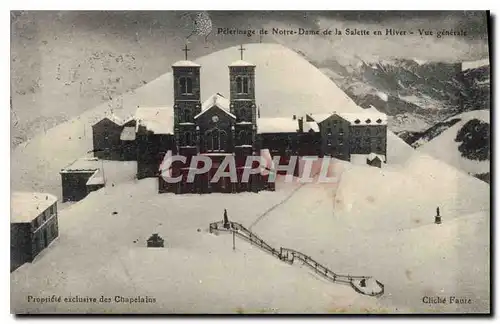 Cartes postales Notre Dame de la Salette en Hiver Vue generale