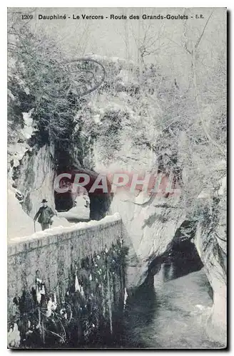 Ansichtskarte AK Dauphine Le Vercors Route des Grands Goulets