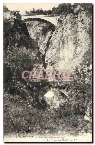 Cartes postales Le Dauphine St Christophe en Oisans Les Ponts du Diable