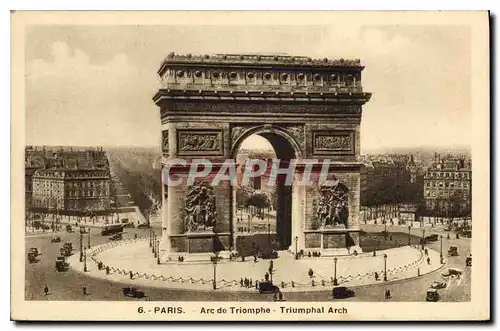 Ansichtskarte AK Paris Arc de Triomphe Triomphal Arch