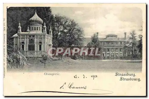 Cartes postales Strasbourg Orangerie