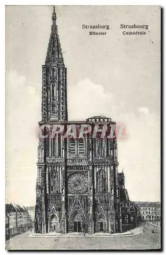 Cartes postales Strassburg Munster Cathedrale