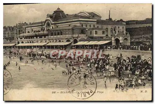 Cartes postales Biarritz Le Casino de la Plage