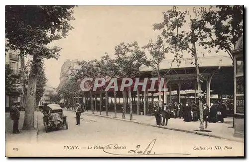 Ansichtskarte AK Vichy Le Palais des Sources Automobile