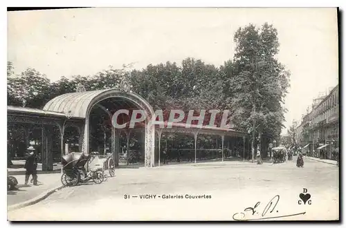 Cartes postales Vichy Galeries Couvertes