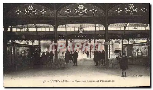 Cartes postales Vichy Allier Sources Lucas et Mesdames