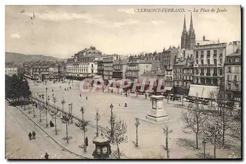 Cartes postales Clermont Ferrand La Place de Jaude