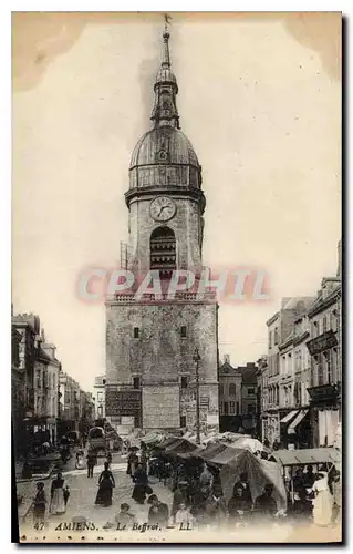Cartes postales Amiens Le Beffroi