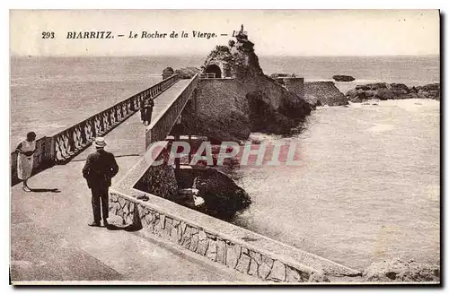 Cartes postales Biarritz Le Rocher de la Vierge