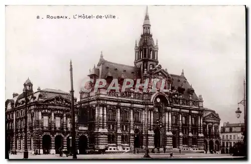 Cartes postales Roubaix l'Hotel de Ville