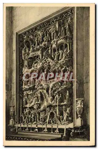 Cartes postales Nevers Nievre Cathedrale Saint Cyr Retable de la fin du XV La vie de St Jean Baptiste