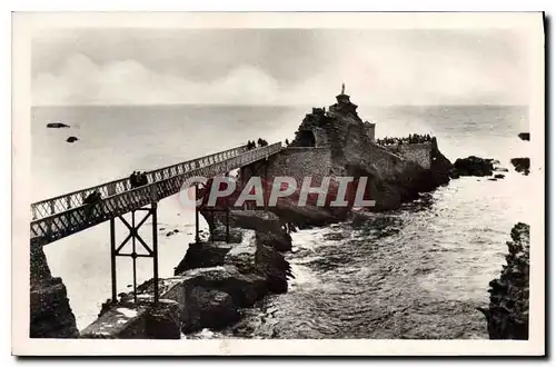 Cartes postales Biarritz Le Rocher de la Vierge