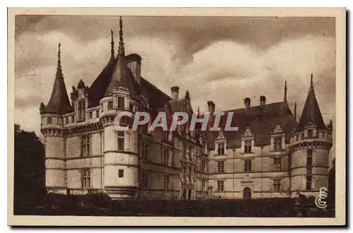 Cartes postales Azay le Rideau I et L Le Chateau Cote Nord Est