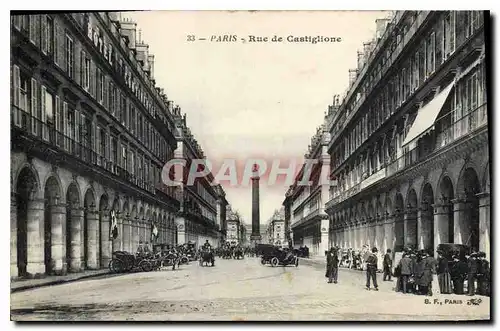 Cartes postales Paris Rue de Castiglione