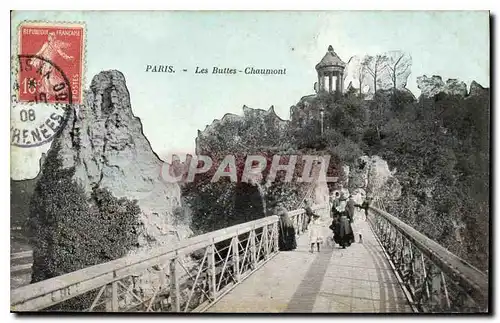 Cartes postales Paris Les Buttes Chaumont