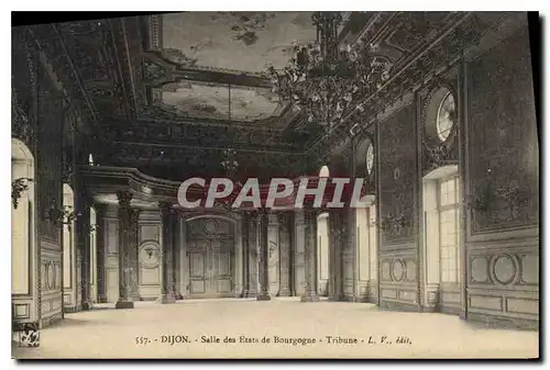 Cartes postales Dijon Salle des Etats de Bourgogne Tribune