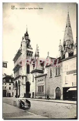 Cartes postales Dijon Eglise Notre Dame