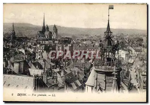 Cartes postales Dijon Vue generale