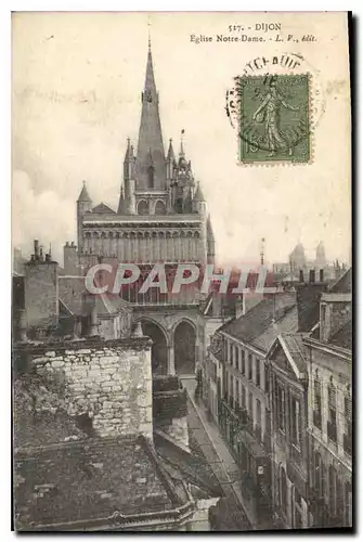 Cartes postales Dijon Eglise Notre Dame