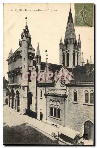 Cartes postales Dijon Eglise Notre Dame