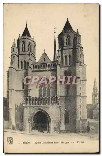 Cartes postales Dijon Eglise Cathedrale Saint Bengigne