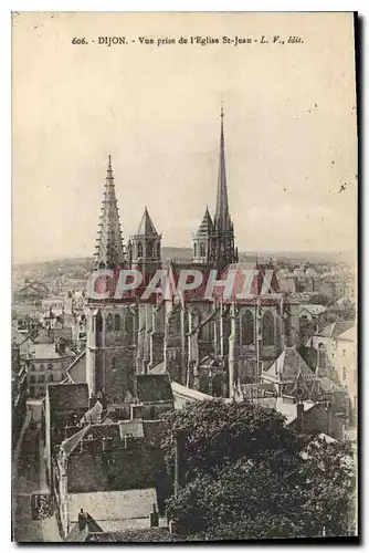 Ansichtskarte AK Dijon Vue prise de l'Eglise St Jean