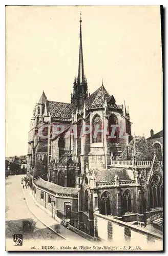 Ansichtskarte AK Dijon Abside de l'Eglise Saint Benigne