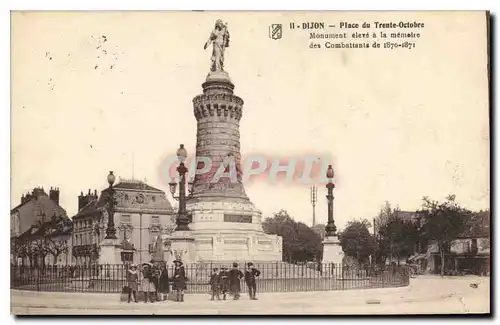 Ansichtskarte AK Dijon Place du Trente Octobre