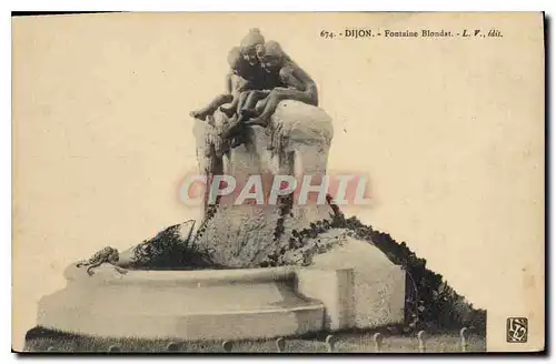 Cartes postales Dijon Fontaine Blondat
