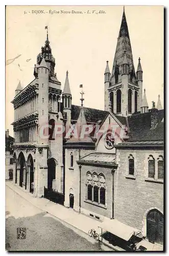 Cartes postales Dijon eglise Notre Dame