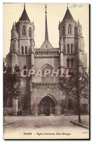 Ansichtskarte AK Dijon eglise cathedrale Saint Benigne