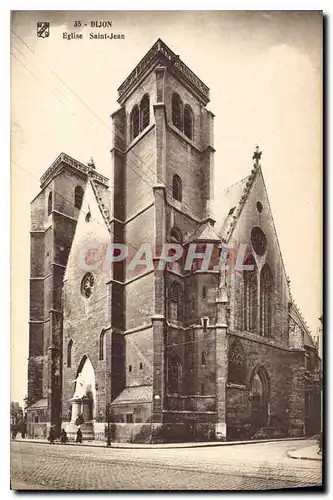 Cartes postales Dijon eglise Saint Jean