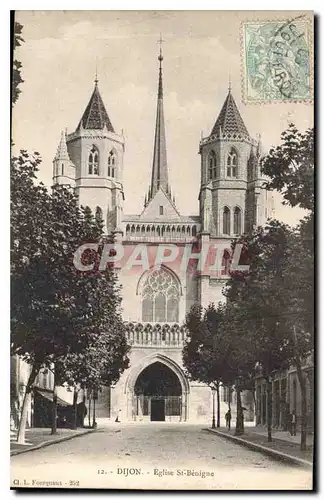 Cartes postales Dijon eglise St Benigne