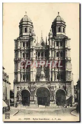 Cartes postales Dijon eglise Saint Michel