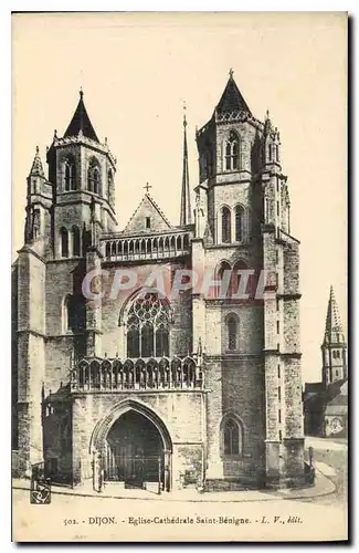 Cartes postales Dijon Eglise Cathedrale Saint Benigne