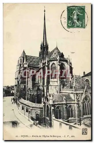 Cartes postales Dijon Abside de l'eglise St Benigne