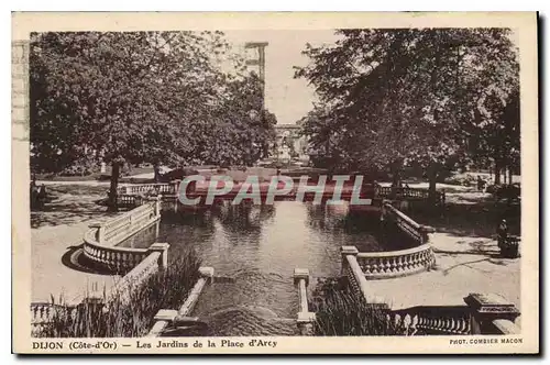 Cartes postales Dijon Cote d'Or les jardins de la place d'Arcy