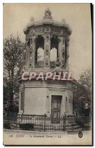 Cartes postales Dijon le monument Darcy