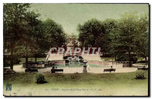 Cartes postales Dijon Square de la place Darcy