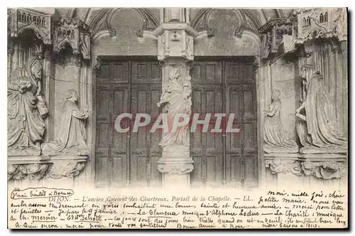 Ansichtskarte AK Dijon l'ancien Couvent des Chartreux portail de la Chapelle