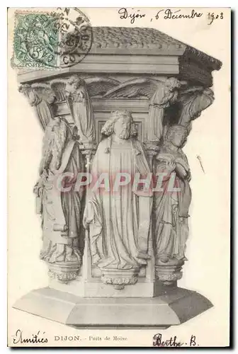 Cartes postales Dijon Puits de Moise