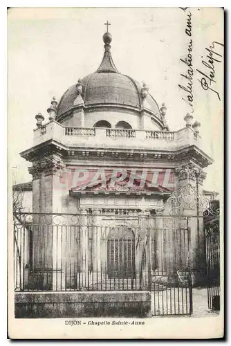 Cartes postales Dijon chapelle Saint Anne