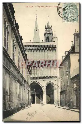 Cartes postales Dijon eglise Notre Dame