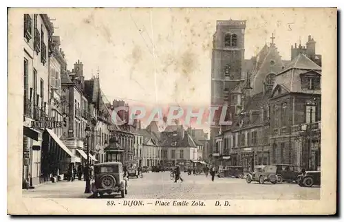 Cartes postales Dijon place Emile Zola