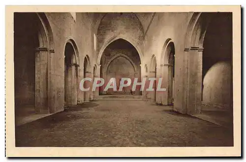 Ansichtskarte AK Abbaye de Senanque Gordes Vaucluse Eglise abbatiale nef centrale XII siecle