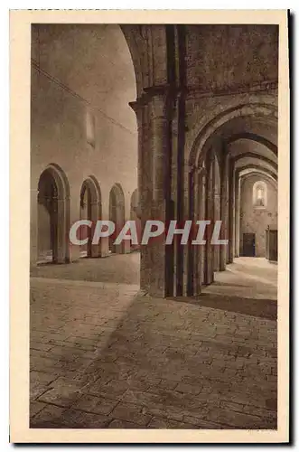 Cartes postales Abbaye de Senanque Gordes Vaucluse eglise abbatiale nef et bas cote