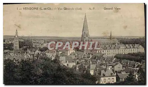 Cartes postales Vendome L et Ch vue generale Sud