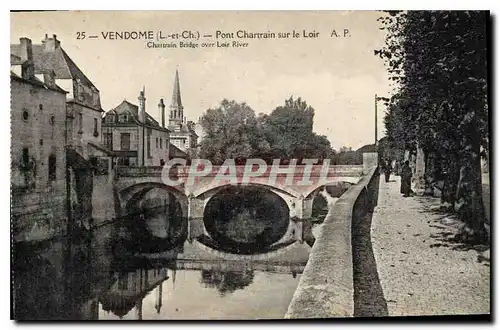 Ansichtskarte AK Vendome L et Ch pont Chartrain sur le Loir